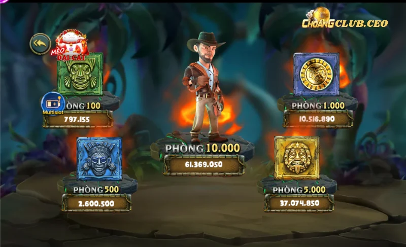 Giới thiệu game nổ hũ vương quốc Maya Choangclub