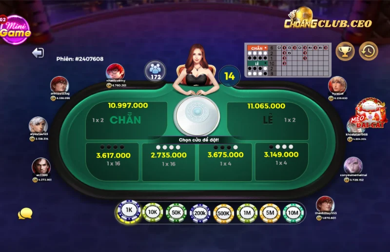 Giới thiệu game xóc đĩa Choangclub